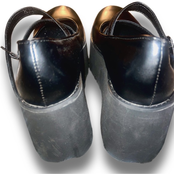 Delia’s x Dolls kill New Black Double Strap Mary Jane Platforms - Picture 7 of 11